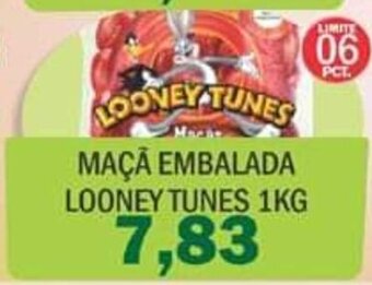 Supermercados Mendonça Maca Embalada Looney Tunes 1kg oferta
