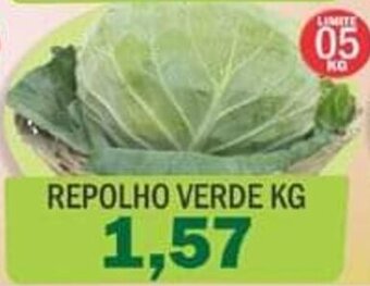 Supermercados Mendonça Repolho Verde 1kg oferta