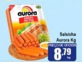 Higa's Supermercado Salsicha Aurora 1kg oferta