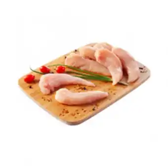 Supermercados Pague Menos Peito de frango sassami leve mais temperado resfriado 500g oferta