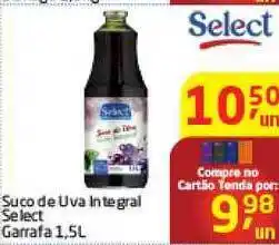 Tenda Atacado Suco De Uva Integral Select 1.5L oferta
