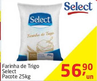 Tenda Atacado Farinha De Trigo Select 25kg oferta