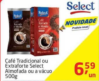 Tenda Atacado Café Tradicional Ou Extraforte Select Almofada Ou A Vácuo 500g oferta