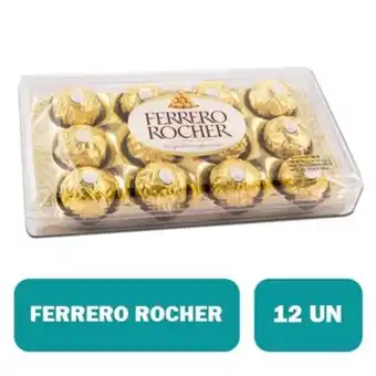 Rede Top Ferrero rocher com 12 bombons 150g oferta