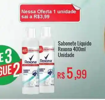 Mart Minas Sabonete Líquido Rexona 400ml oferta