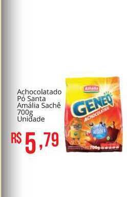Mart Minas Achocolatado Pó Santa Amália 700g oferta