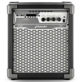 Bemol Caixa de som amplificada frahm lc250 app 100w preto oferta