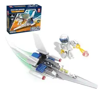 Ri Happy Blocos de montar infantil 96 a 103 peças aventura espacial polibrinq oferta