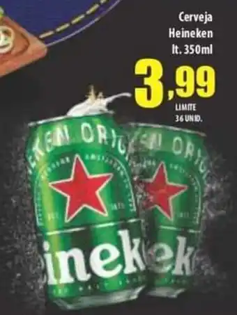 Superbom Bauru Cerveja Heineken LT 350ml oferta