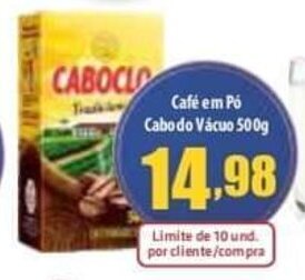 Cafe em po Caboclo vacuo 500g