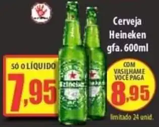 Superbom Bauru Cerveja Heineken gfa 600ml oferta