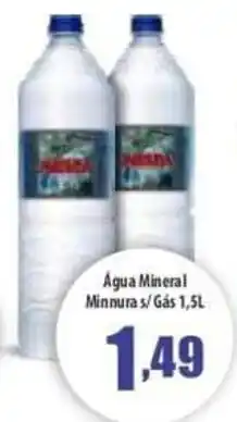 Superbom Bauru Agua Mineral Minnura s/ gas 1.5L oferta