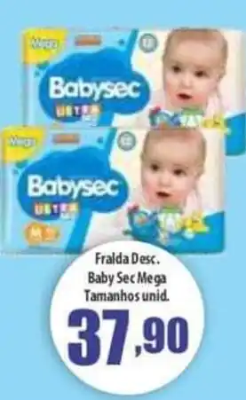 Fralda Desc. Baby Sec. Mega