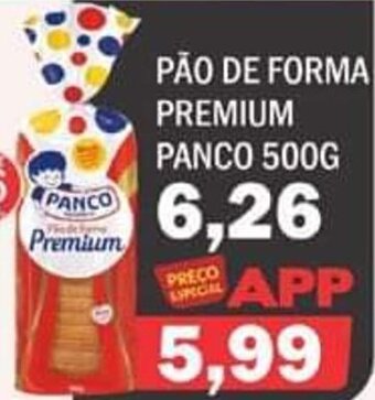 Supermercados Mendonça Pao de forma Premium Panco 500g oferta
