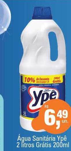 Supermercados Alvorada Água sanitária ypê oferta