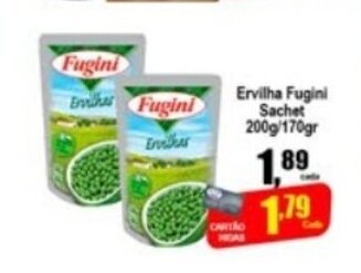 Ervilha Fugini Sache 170g/200g