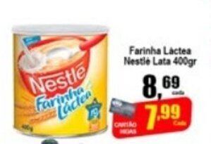 Higa's Supermercado Farinha lactea Nestle Lata 400g oferta