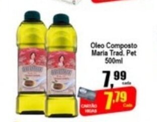 Higa's Supermercado Oleo Composto Maria Trad. Pet 500ml oferta