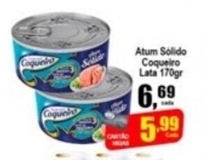 Higa's Supermercado Atum Solido Coqueiro lata 170g oferta