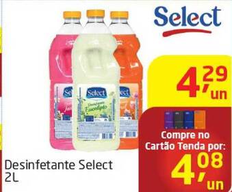 Tenda Atacado Desinfetante Select 2L oferta