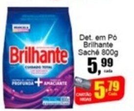Det. em po Brilhante Sachet 800g