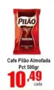 Higa's Supermercado Cafe Pilao Almofada pct 500g oferta
