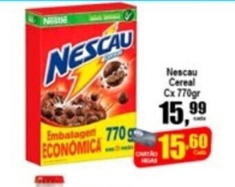 Higa's Supermercado Nescau Cereal Cx 770g oferta
