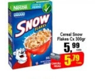 Higa's Supermercado Cereal Snow Flakes Cx300g oferta