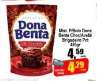 Higa's Supermercado Mist. P/Bolo Dona Benta Choc/ Avela/ Brigadeiro pct 450g oferta
