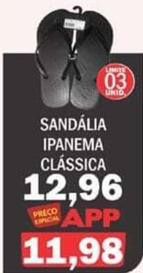 Supermercados Mendonça Sandalia Ipanema Classica oferta