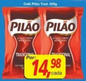Supermercados Guanabara Cafe Pilao Trad. 500g oferta