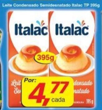 Supermercados Guanabara Leite Condensado Semidesnatado Italac TP 395g oferta