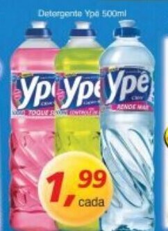 Supermercados Guanabara Detergente Ype 500ml oferta