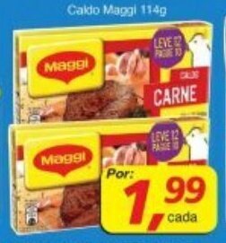 Supermercados Guanabara Caldo Maggi 114g oferta