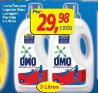 Supermercados Guanabara Lava Roupas Liquido Omo Lavagem Perfeita 3L oferta