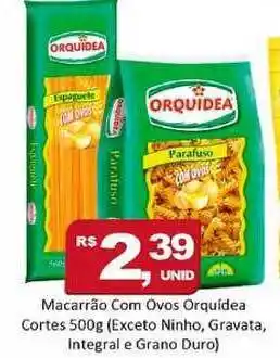 Rede Krill Macarrão Com Ovos Orquidea Cortes 500g (exceto Ninho Gravata Integral E Grano Duro) oferta