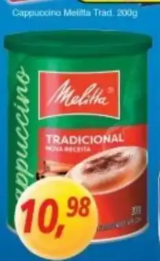 Supermercados Guanabara Cappuccino Melitta trad. 200g oferta