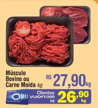 Fort Atacadista Musculo Bovino ou Carne Moida 1kg oferta