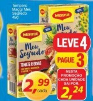 Tempero Maggi/ Meu Segredo 49g