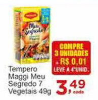 Rossi Supermercado Tempero Maggi Meu Segredo 7 Vegetais 49g oferta