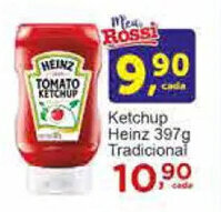 Rossi Supermercado Ketchup Heinz 397g Tradicional oferta