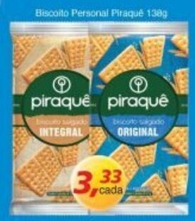 Supermercados Guanabara Biscoito Personal Piraque 130g oferta