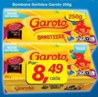 Supermercados Guanabara Bombons Sortidos Garoto 250g oferta