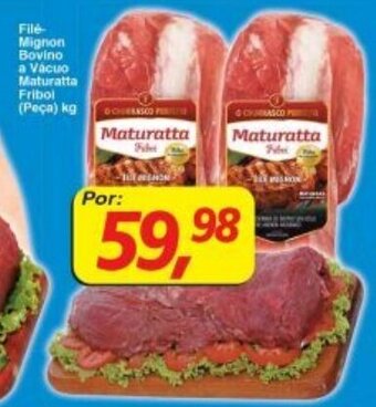 Supermercados Guanabara File Mignon Bovino a vacuo Maturatta Friboi 1kg oferta