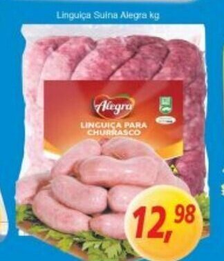 Supermercados Guanabara Linguica Suina Alegra 1kg oferta