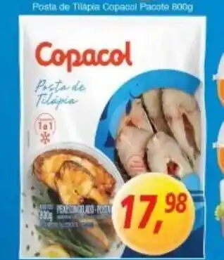 Supermercados Guanabara Posta de Tilapia Copacol pacote 800g oferta