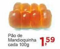 Rossi Supermercado Pao de Mandioquinha cada 100g oferta