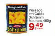 Pessego em Calda Schramm Metades 450g