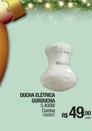 Milium Ducha elétrica gorducha 5400w corona oferta