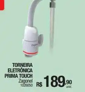 Milium Torneira eletrônica prima touch zagonel oferta